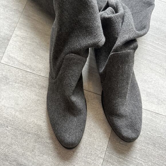 Charles By Charles David Boots Womens 10 M Gammon Tall Over The Knee Riding Gray - Picture 2 of 4